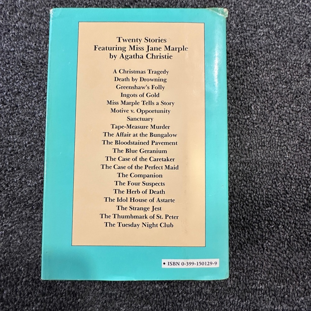Agatha Christie Miss Marple The Complete Short Stories Hardcover Putnam Mystery - Picture 6 of 8